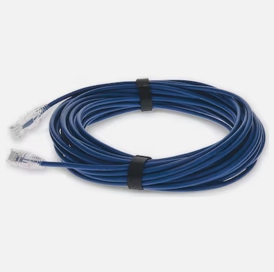 22ft RJ-45 (Male) to RJ-45 (Male) Straight Blue Cat6 Slim UTP PVC Copper Patch Cable