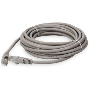 7.62 m, RJ-45, Cat6A, UTP, PVC, TAA, Gray