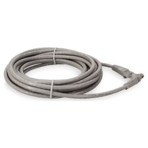 7.62 m, RJ-45, Cat6A, UTP, PVC, TAA, Gray