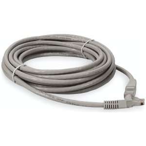 7.62 m, RJ-45, Cat6A, UTP, PVC, TAA, Gray