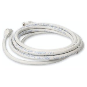 0.51 m, RJ-45 (Male), UTP, PVC, 24AWG, Cat6A, White