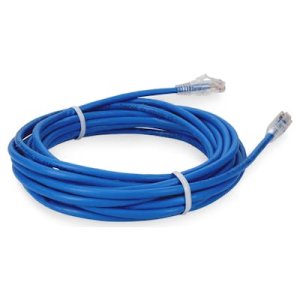 10.67 m, RJ-45, Cat6, Straight, UTP, Plenum-Rated, TAA