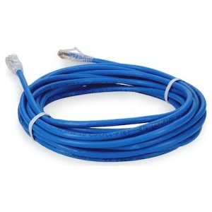 13.72 m, RJ-45, Cat6, Straight, UTP, Plenum-Rated, Blue