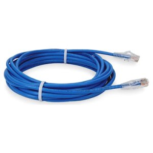 13.72 m, RJ-45, Cat6, Straight, UTP, Plenum-Rated, Blue