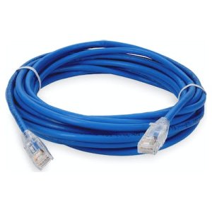 13.72 m, RJ-45, Cat6, Straight, UTP, Plenum-Rated, Blue