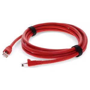 15.24 m, RJ-45, 24AWG, UTP, PVC, Cat6A, Red