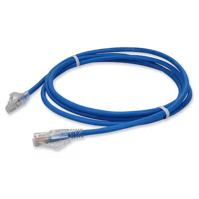 16.76 m, RJ-45, UTP, Plenum, Cat6, 24AWG, Blue