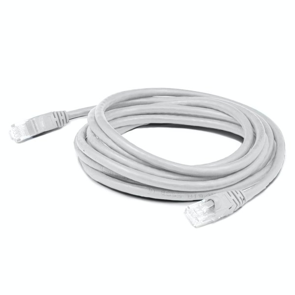 AddOn Networks 5ft RJ-45 (Male) to RJ-45 (Male) Shielded Straight White Cat6 STP PVC Copper Patch Cable