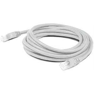 75ft RJ-45 (Male) to RJ-45 (Male) Shielded Straight White Cat6 STP PVC Copper Patch Cable