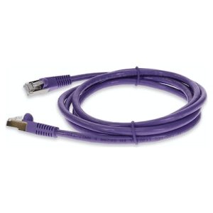 AddOn Networks ADD-7FCAT6S-PE-TAA networking cable Purple 2.13 m Cat6 U/FTP (STP)