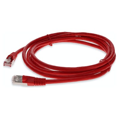 AddOn Networks ADD-7FCAT6S-RD-TAA networking cable Red 2.13 m Cat6 U/FTP (STP)