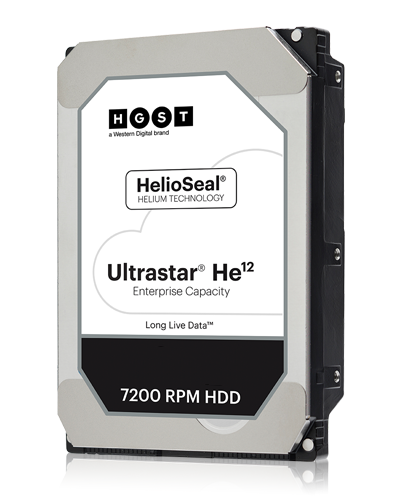 Western Digital Ultrastar He12 internal hard drive 12 TB 7200 RPM 256 MB 3.5" SAS