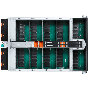 480TB, 60 x 3.5” SAS/SATA, 6 Mini-SAS HD ports per IOM, Dual 1600W 80+ Platinum PSU, 4U