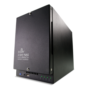 ioSafe 218 NAS 16TB (8TBx2) Fireproof Waterproof EU plug 2YR DRS