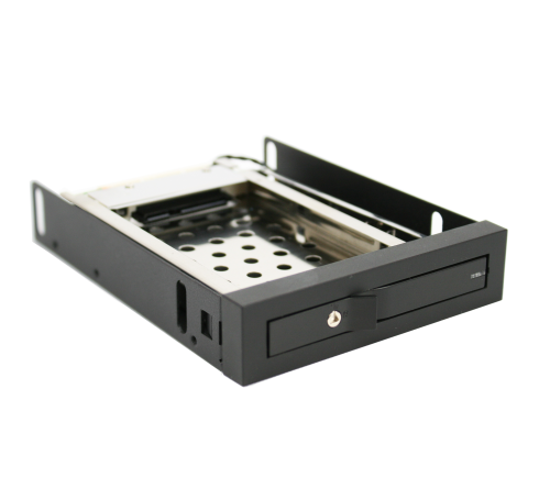 CRU DataPort RJ20S; Fits in a 3.5in PC bay; accepts one 2.5in SATA or SAS HDD or SSD; TrayFree drive access; SATA 6G host connection; Black