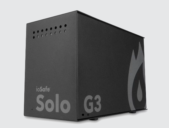 ioSafe SOLO G3 (black) 3TB 2YR DRS SOLO G3 (BLACK) 3TB USB 3.0 FIREPROOF WATERPROOF EXT HDD 2YR