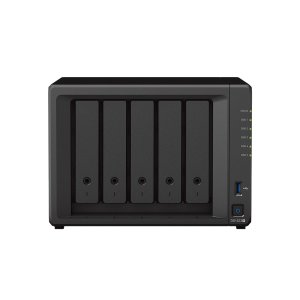 Synology DiskStation DS1522+ NAS Tower AMD Embedded R-Series SoC R1600 8 GB DDR4 10 TB HDD DiskStation Manager Black