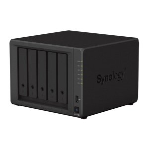 Synology DiskStation DS1522+ NAS Tower Ryzen Embedded R1600 8 GB DDR4 19.2 TB SSD DiskStation Manager Black