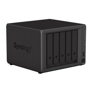 Synology DiskStation DS1522+ NAS Tower Ryzen Embedded R1600 8 GB DDR4 19.2 TB SSD DiskStation Manager Black