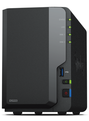 Synology DiskStation DS223 NAS/storage server Desktop Realtek RTD1619B 2 GB DDR4