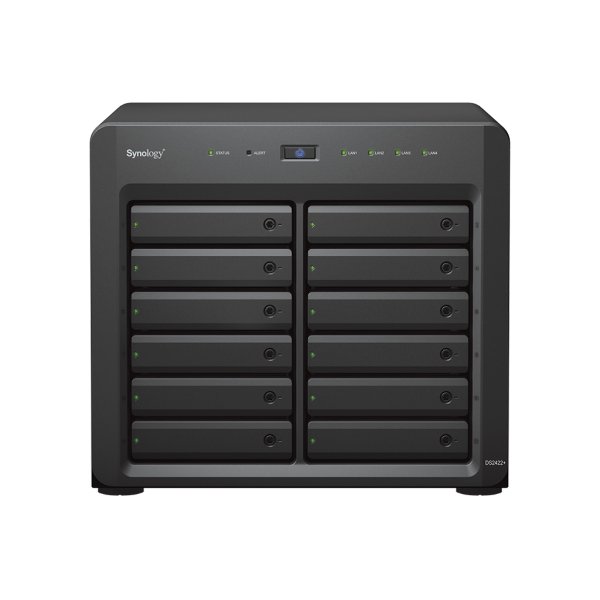 Synology DiskStation DS2422+ NAS Desktop Ryzen Embedded V1500B 4 GB DDR4 216 TB HDD DiskStation Manager Black