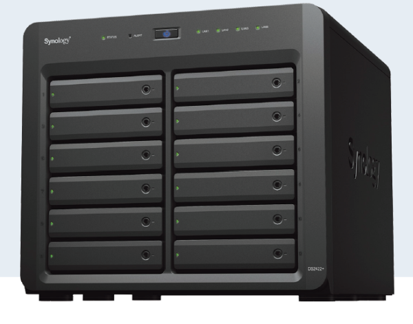 Synology DiskStation DS2422+ 11.52TB (Synology SAT5200); 12 bay desktop; AMD Ryzen