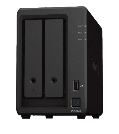 Synology DVA1622 network surveillance server Tower Gigabit Ethernet