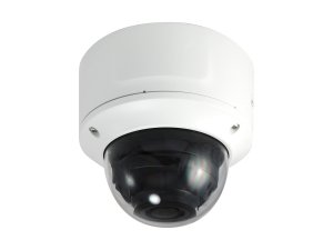 LevelOne GEMINI Zoom Dome IP Network Camera, 2-Megapixel, H.265, 4.3X Optical Zoom, two-way audio, IR LEDs, 802.3af PoE, Vandalproof, Indoor/Outdoor