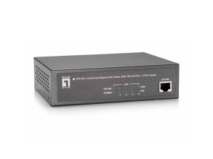 LevelOne 5-Port Fast Ethernet PoE Switch, 802.3at/af PoE, 4 PoE Outputs, 65W