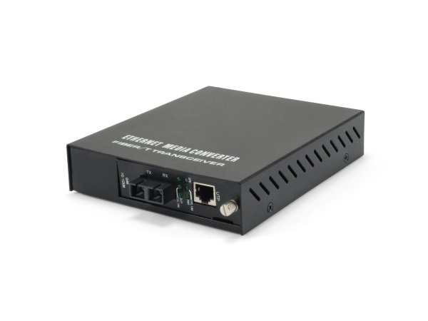 LevelOne RJ45 to SC Managed Fast Ethernet Media Converter, Multi-Mode Fiber