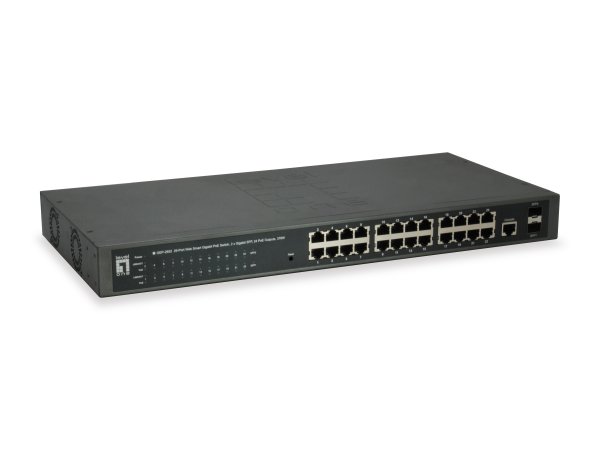 LevelOne GEP-2652 network switch Managed L2 Gigabit Ethernet (10/100/1000) Power over Ethernet (PoE) Grey