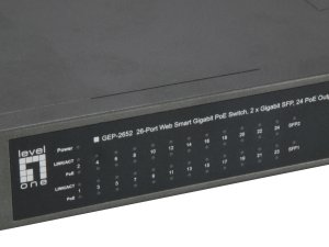 LevelOne GEP-2652 network switch Managed L2 Gigabit Ethernet (10/100/1000) Power over Ethernet (PoE) Grey