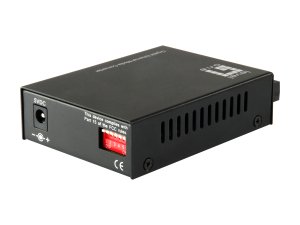 LevelOne RJ45 to SC Gigabit Media Converter, Single-Mode Fiber, 20km