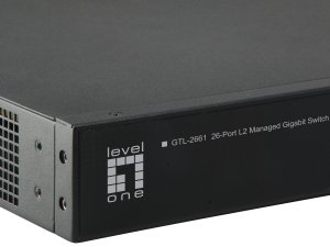 LevelOne KILBY 26-Port L2 Managed Gigabit Switch, 2 x 10GbE SFP+