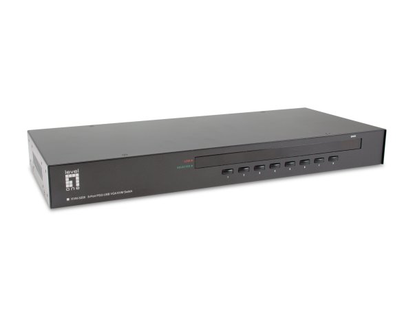 LevelOne 8-Port PS/2-USB VGA KVM Switch