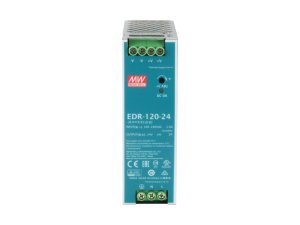 LevelOne 24V DC Industrial Power Supply, 120W, DIN-Rail