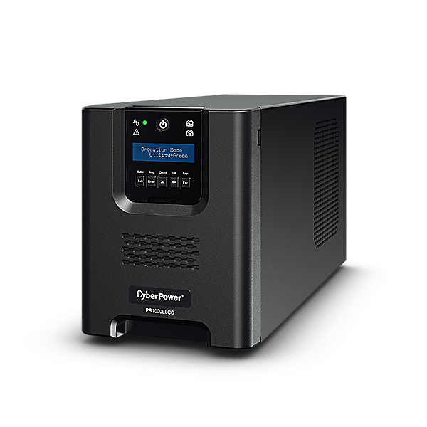 CyberPower PR1000ELCD uninterruptible power supply (UPS) Line-Interactive 1 kVA 900 W 8 AC outlet(s)