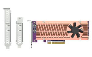 QNAP QM2-2P-384A interface cards/adapter Internal M.2