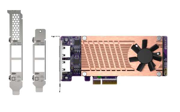 QNAP QM2-2P2G2T network card Internal Ethernet 2500 Mbit/s