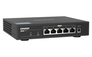 QNAP QSW-1105-5T network switch Unmanaged Gigabit Ethernet (10/100/1000) Black