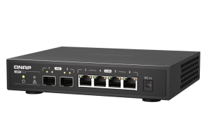 QNAP QSW-2104-2S network switch Unmanaged 2.5G Ethernet Black