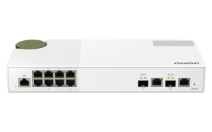 QNAP QSW-M2108-2C network switch Managed L2 2.5G Ethernet (100/1000/2500) Grey, White