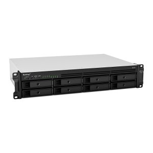 Synology RackStation RS1221+ NAS Rack (2U) Ryzen Embedded V1500B 4 GB DDR4 112 TB HDD DiskStation Manager Black