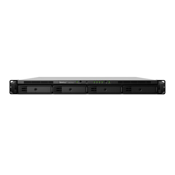 Synology RackStation RS1619xs+ NAS Rack (1U) Intel® Xeon® D D-1527 8 GB DDR4 48 TB HDD DiskStation Manager Black