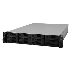 Synology RackStation RS3618XS NAS Rack (2U) Intel® Xeon® D D-1521 8 GB DDR4 10000 TB HDD DiskStation Manager Black