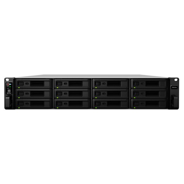 Synology RackStation RS3618XS NAS Rack (2U) Intel® Xeon® D D-1521 8 GB DDR4 8000 TB HDD DiskStation Manager Black