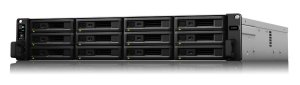 Synology SA3200D 144TB (Seagate Exos SAS) 12-bay Dual-Controller SAS NAS high-performance / high-availability active-passive storage solution; Intel Xeon D-1521 quad-core 2.4 GHz processor 8GB DDR4 ECC UDIMM supports 2 x RXD1219sas rail kit not included