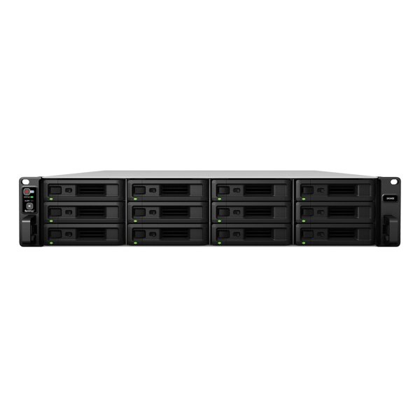 Synology SA SA3400 NAS Rack (2U) Intel® Xeon® D D-1541 16 GB DDR4 72 TB HDD DiskStation Manager Black