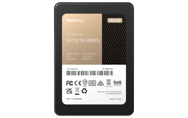 Synology SSD 2.5” SATA 960GB 2.5" Serial ATA III