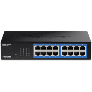 Trendnet TEG-S17D network switch Gigabit Ethernet (10/100/1000) Black